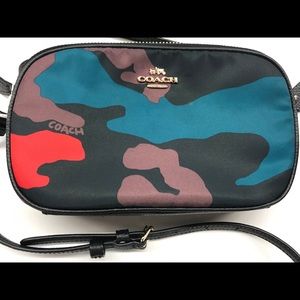 Coach cross body nylon handbag